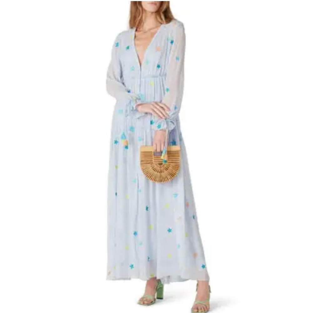 Rococo Sand Star Embroidered Maxi Dress